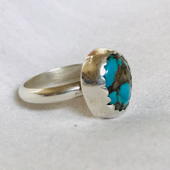 Navajo Turquoise Ring - Picture 1 of 4